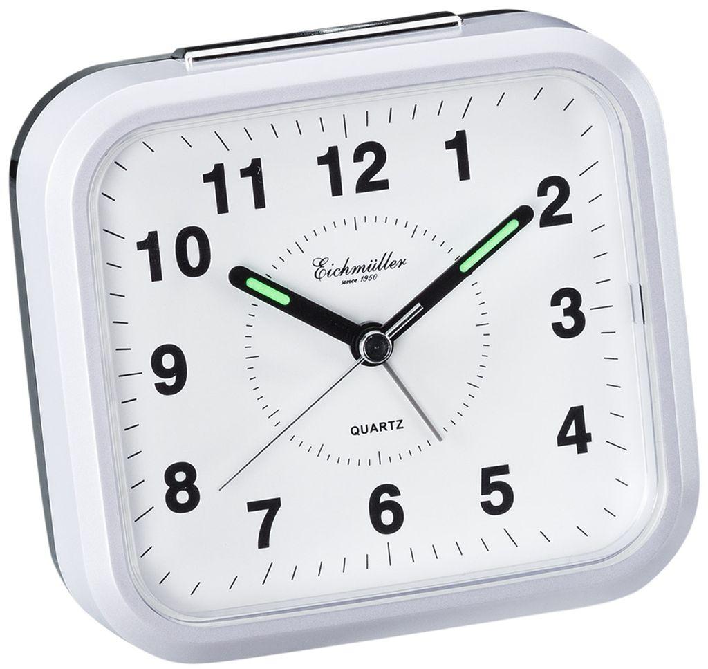 Eichmüller > Wecker Analog ansteigender Alarm > weißes Zifferblatt RE-38137-weiß