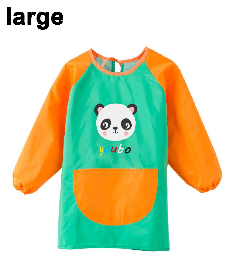 Elkuaie Kids Art Smocks,Long Sleeve Children Smock,Waterproof Anti-oil Kids Apron,With Pockets Art Smock and Apron for Kids 20260826-Say-CDCP-165