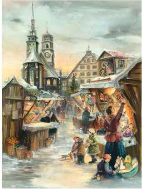Adventný kalendár „Detské radosti“ s nostalgickými obrázkami