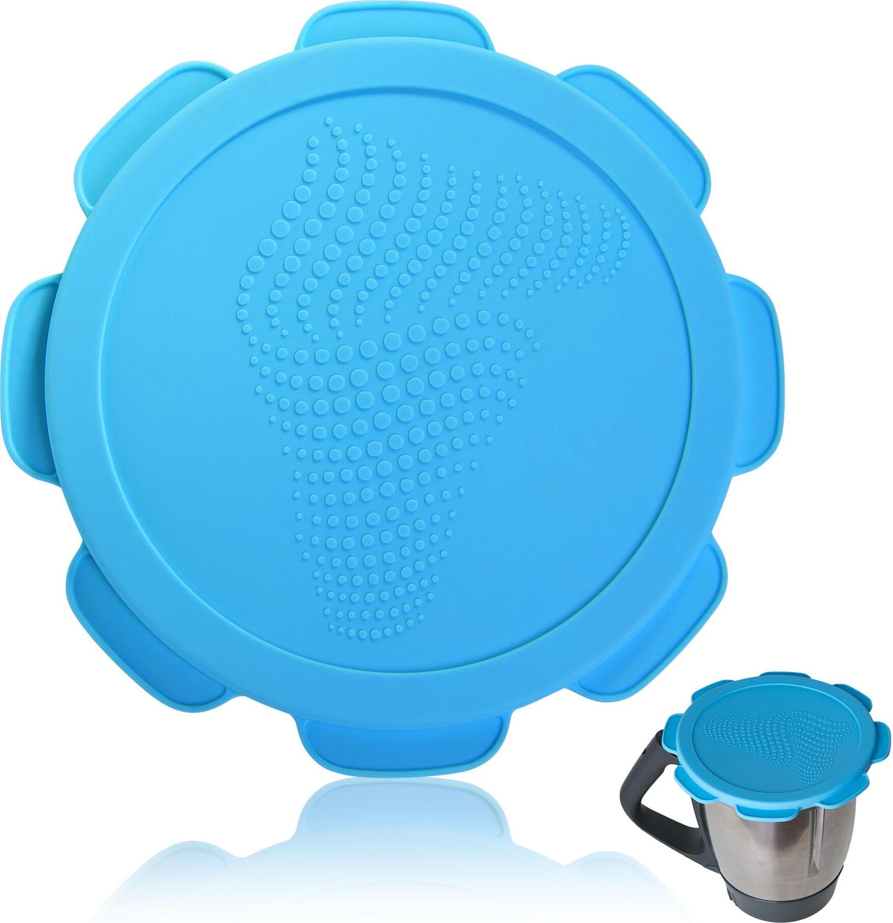 mixcover Silikon Deckel wasser- & geruchsdicht für Thermomix TM5 TM6 Friend Blau