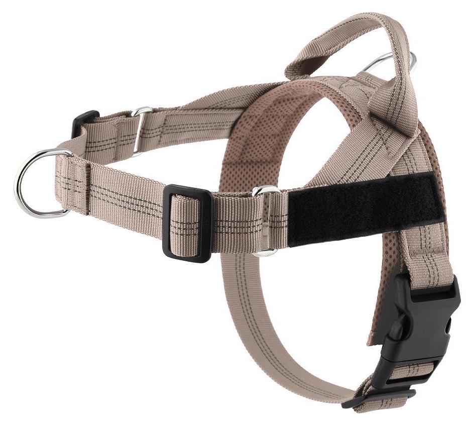 Elkuaie Hundegeschirr Step-In 2 Stück Beige, Ergonomisch Hundegeschirr Für Kleine Und Mittelgroße Hunde, Anti-Zieh Hundegeschirr Mit 5-Instellungsverstellung 20260701-Say-DBCP-39