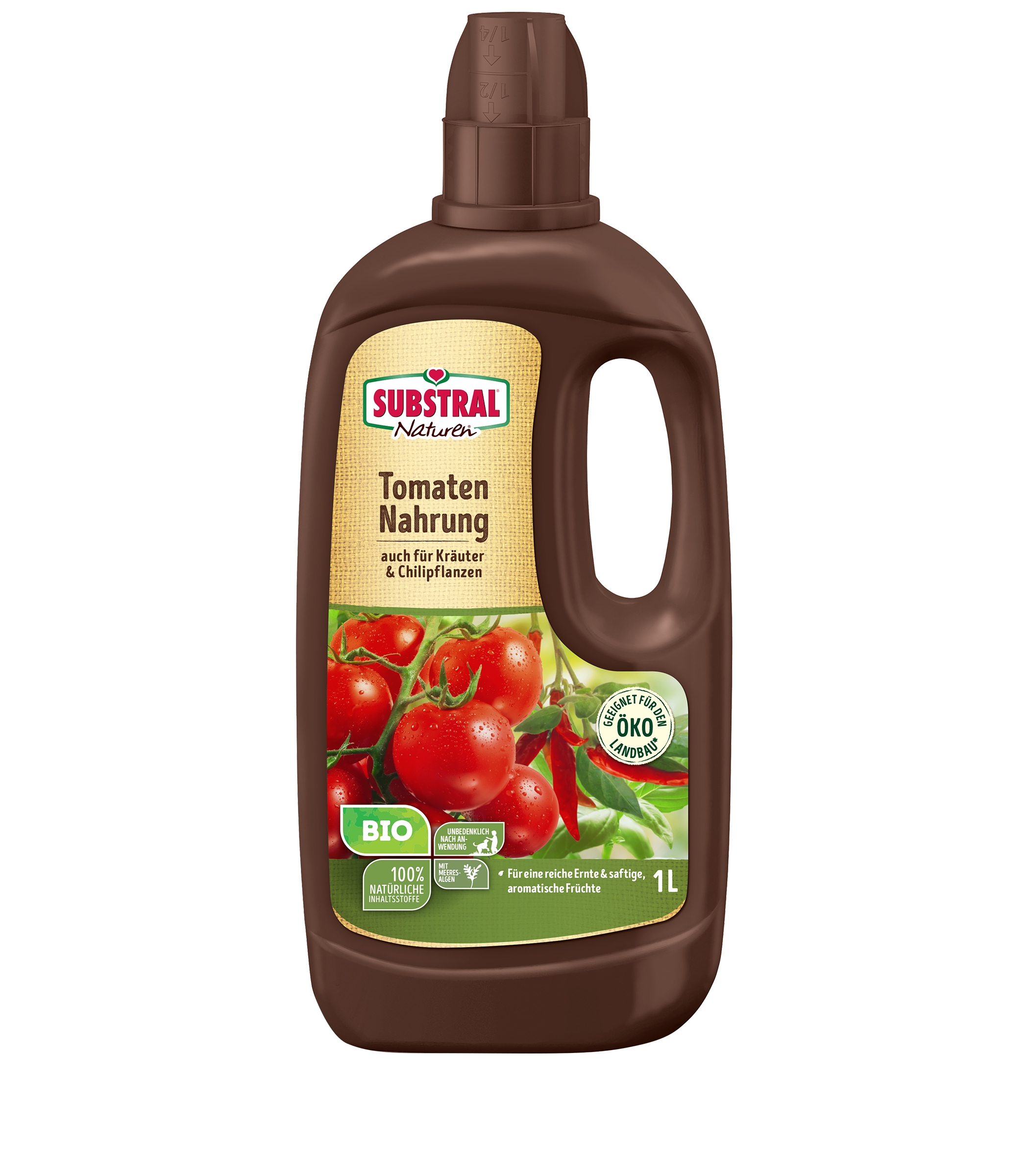 Evergreen Garden Care SUBSTRAL® Naturen® Tomaten Nahrung auch für Kräuter & Chilipflanzen 1 Liter 83560
