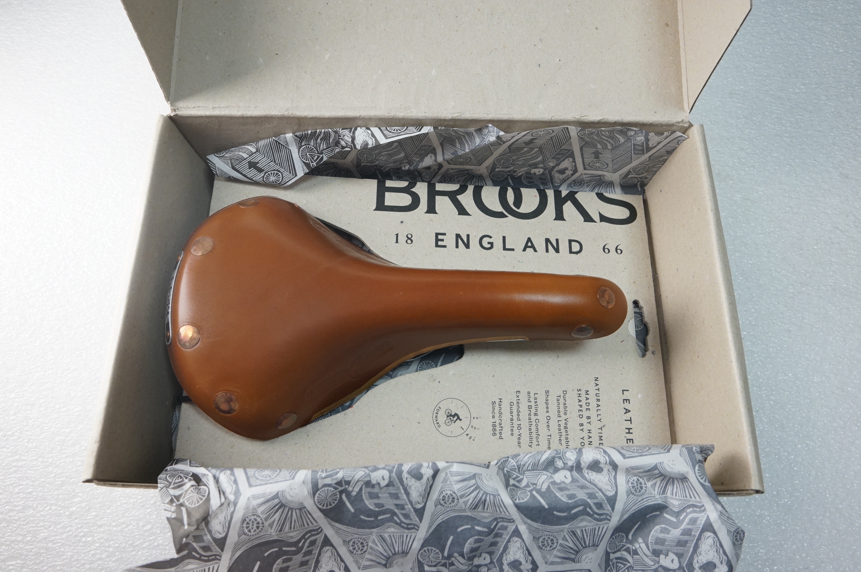 Brooks England Brooks Sattel B360 Swift Herrenhonig