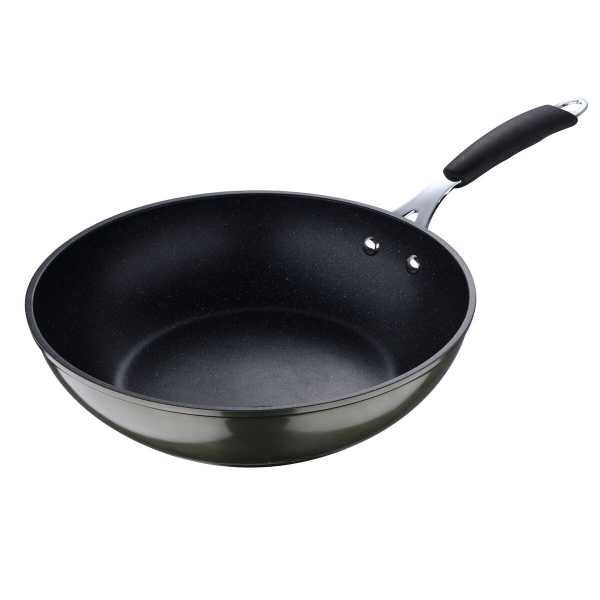 Wok Pfanne Bergner Midnight Ø 28 cm grün Aluminium