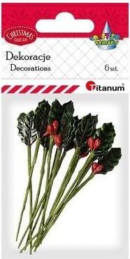 PRODUCENT Stechpalmenzweige 15x30mm 6Stk