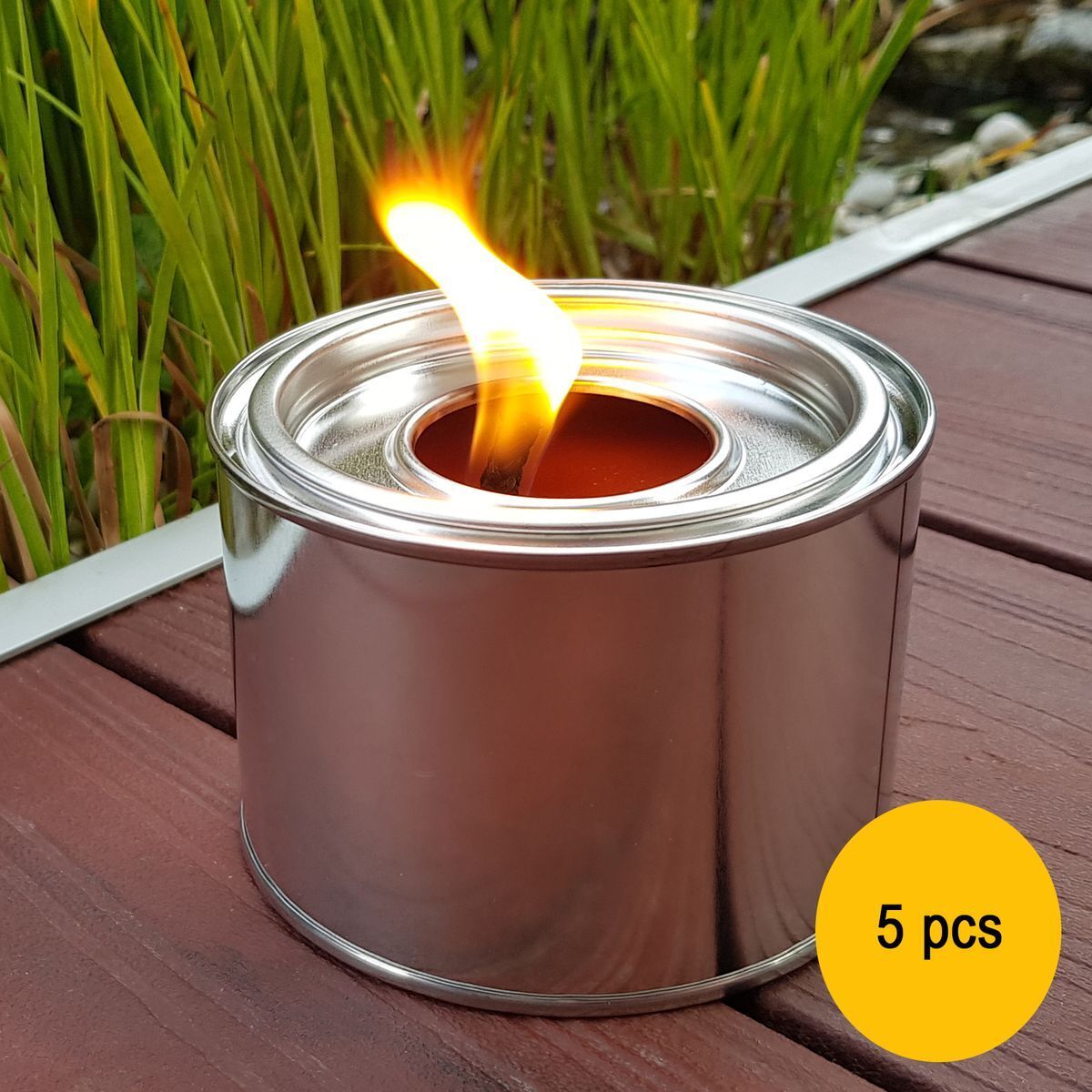 Krause & Sohn GmbH 5x Fackeltöpfe mit 10 Stunden Brennzeit