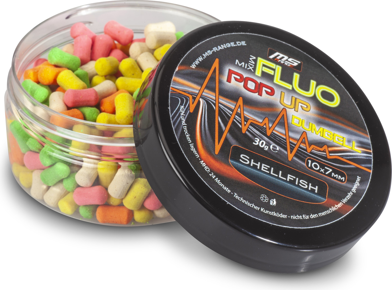 MS RANGE MS-RANGE Fluo Pop Up Dumbbell Mix 10x7mm