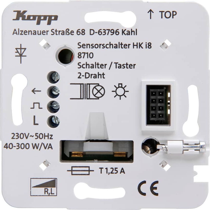 Kopp HK i8 Unterputz-Leistungsteil Schalter/Taster 2-Draht 871000010
