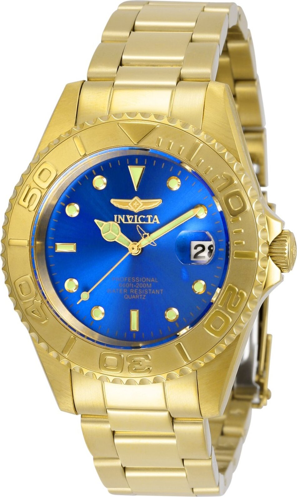 Invicta Pro Diver 29940 - Náramkové Hondiky - Quarz - Nerezová oceľ s modrým ciferníkom - 37mm