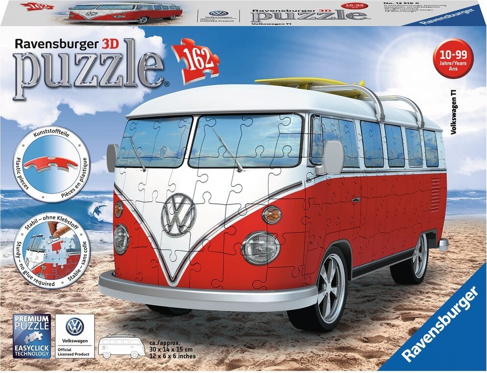Ravensburger 3D-Puzzle 12 525 8 VW T1 Food Truck 162 Teile   NEU#1 