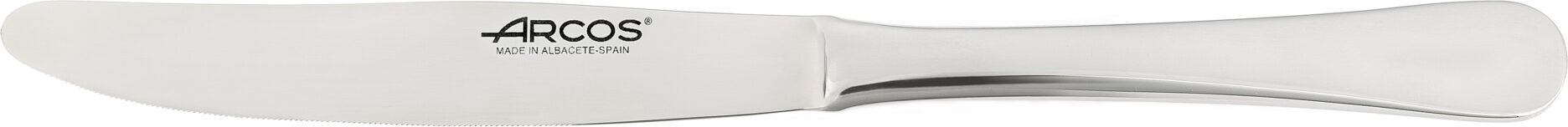 Messer de Mesa Arcos Serie Lisboa - Messer Monoblock de una Stück in Edelstahl 120 mm - Farbe Silber (Silber).