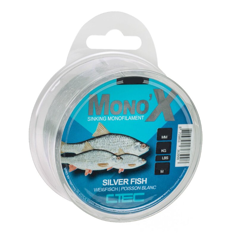 Spro C-TEC Mono X Silverfish 500m / monofile Schnur SP 5303 116