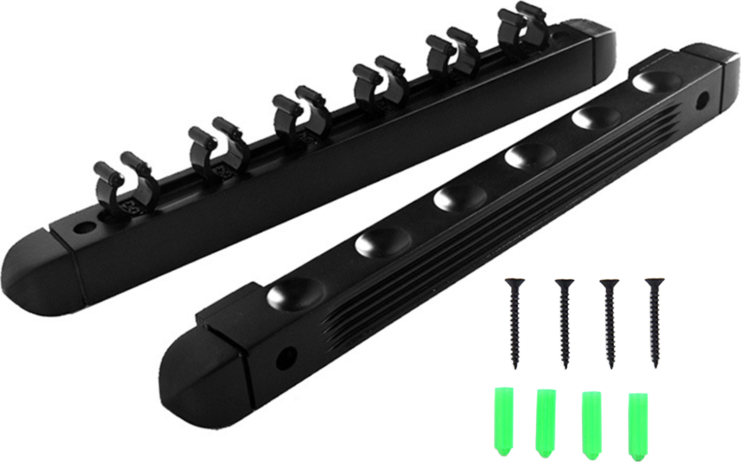 Bremen Wandhalterung für Billard-Queue-Stöcke, Billard-Queue-Ständer aus Hartholz, Queue-Aufbewahrungs-Organizer für Billard und Queues 4265267