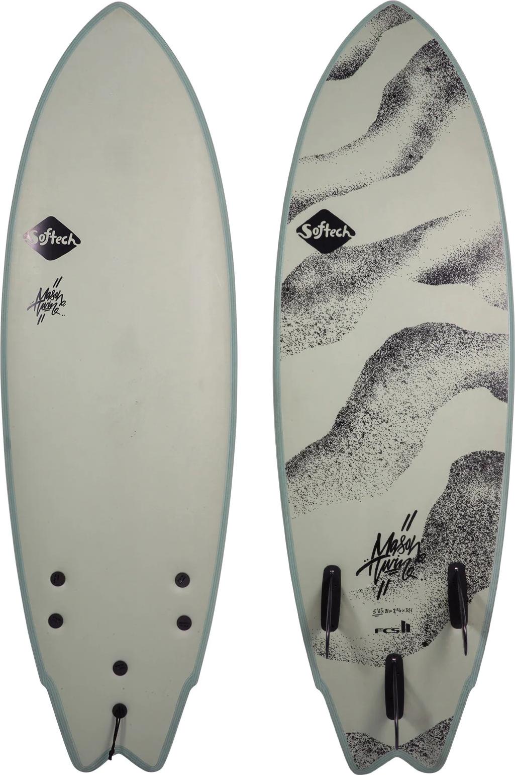 Surf Hardware International SOFTECH Surfboard Mason Twin 5'10 Wüstensturm