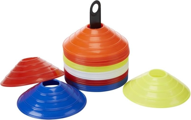 RAM Rugby Profi Markierungshutchen Set- 50 st - 5x19cm - Perfektes Trainingszubehor 30 gram cones