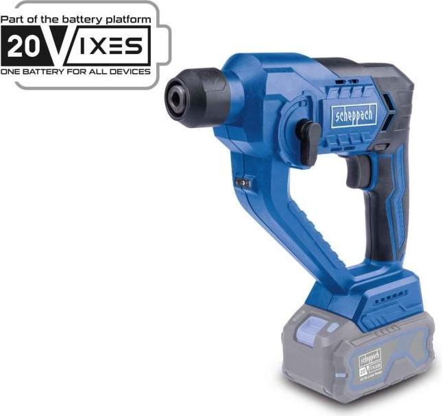 Bohrmaschine - SCHEPPACH - 20V IXES - 1,3 J - SDS plus Bohrfutter + Zubehör und Koffer - ohne Akku und Ladegerät - C-RHD130-X SCH4046664226789
