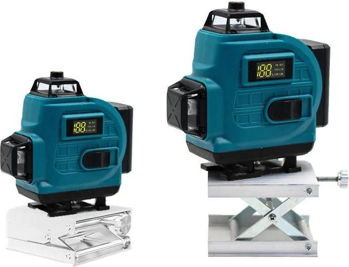 Laserová vodováha, 16 línií, automatická nivelizácia, hnedá