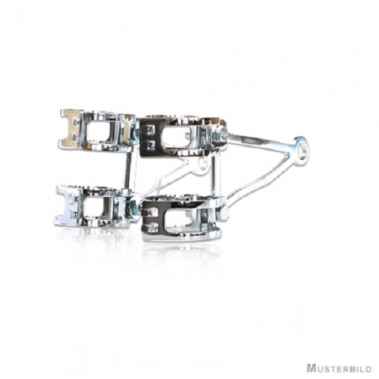 4U-Onlinehandel Lampenhalter-Set | Alu-Chrom | 35-38 mm HS_220891