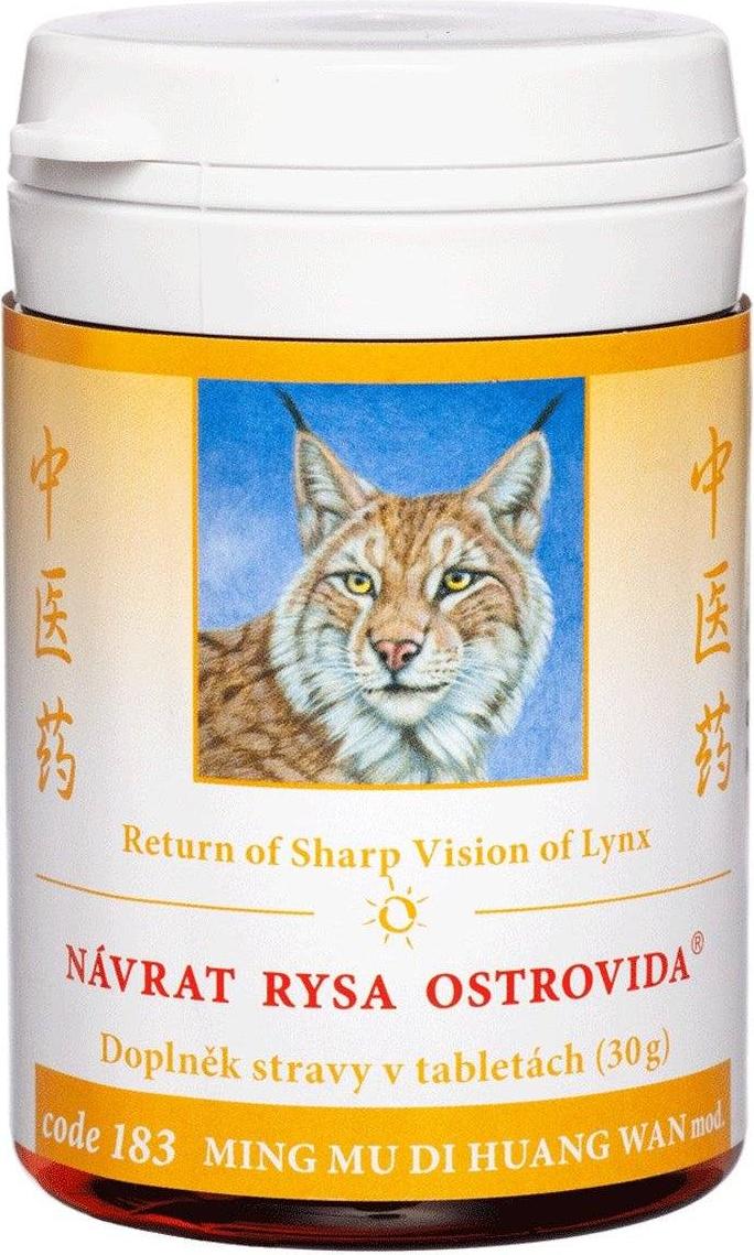 TCM Herbs 183 Rückkehr des luchses (MING MU DI HUANG WAN), 100 tbl