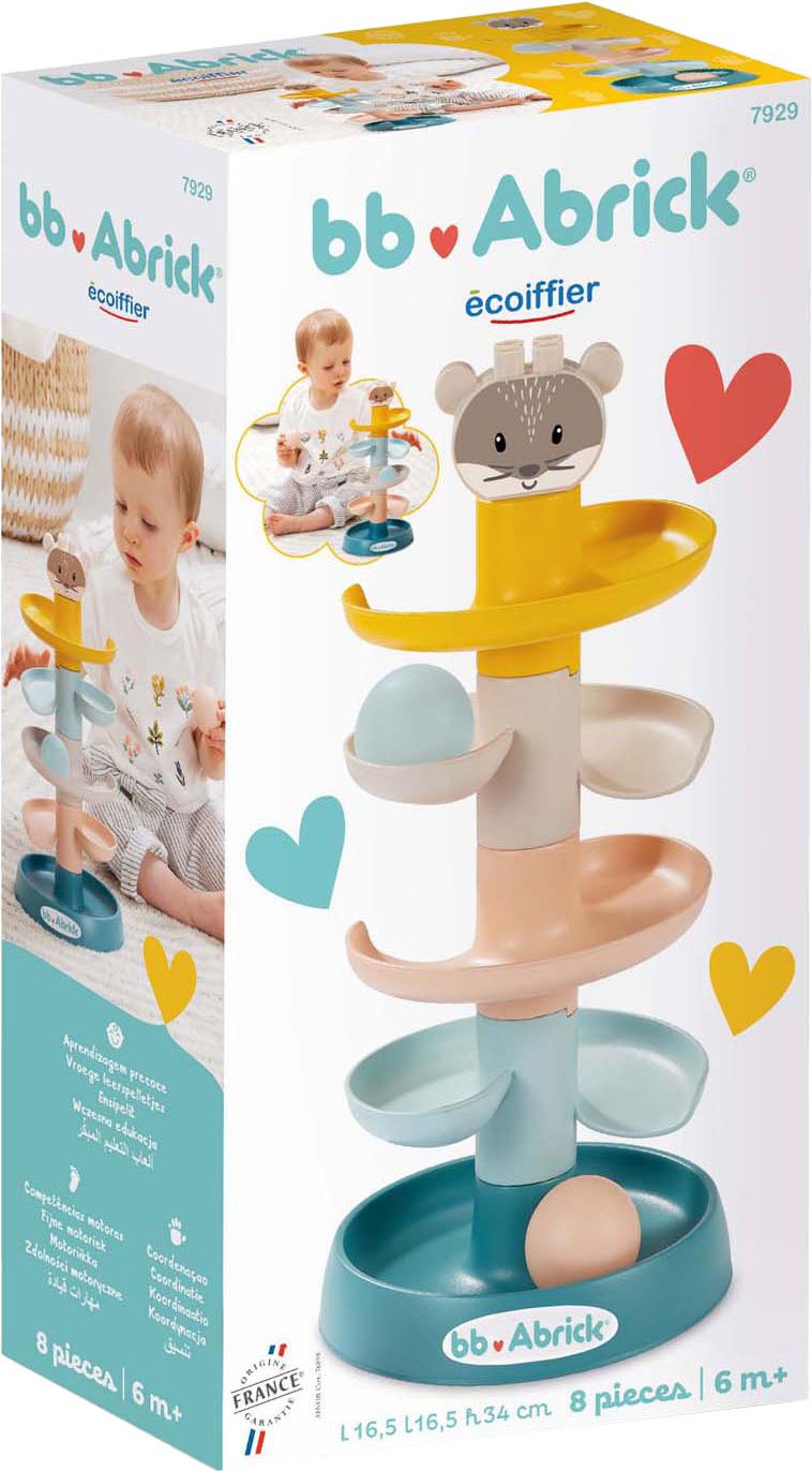 Ecoiffier Kugelturm pädagogisches Babyspielzeug 8-teilig bunt 1430561