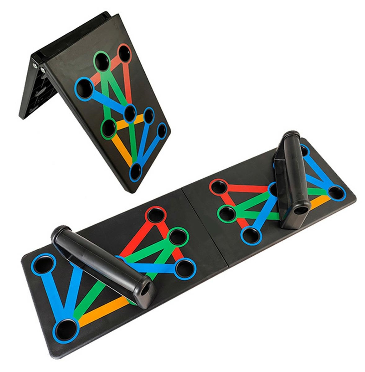 Appareil 2 en 1 : stepper et appareil abdominal – Appareil multifonctionnel pliable, équipement de musculation complète pour