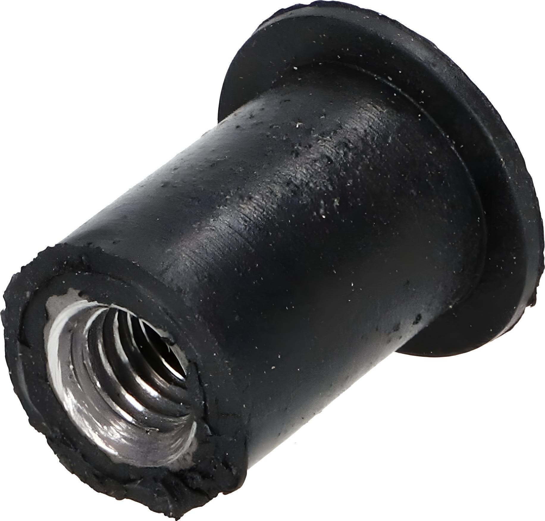 Buchse Piaggio Mutter mit Gummi, M5 für Windschirm, 581174