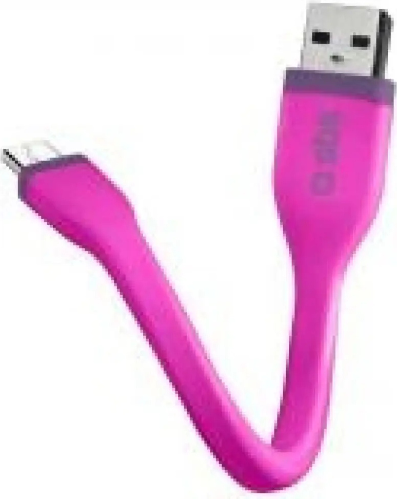 Nabíjací a synchronizačný kábel SBS USB-micro-USB 12 cm TECABLEMICROSHFLATP