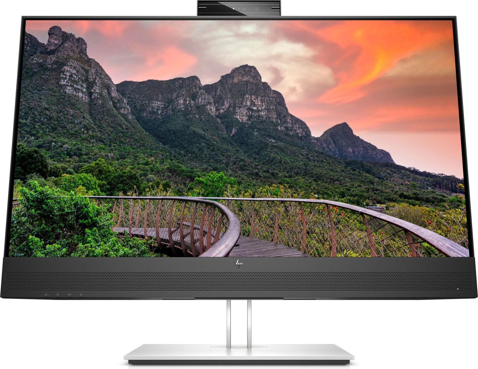 HP E27m G4 QHD USB-C Conferencing Monitor, 68,6 cm (27"), 2560 x 1440 px, Quad HD, LCD, 5 ms, Čierna, Strieborná