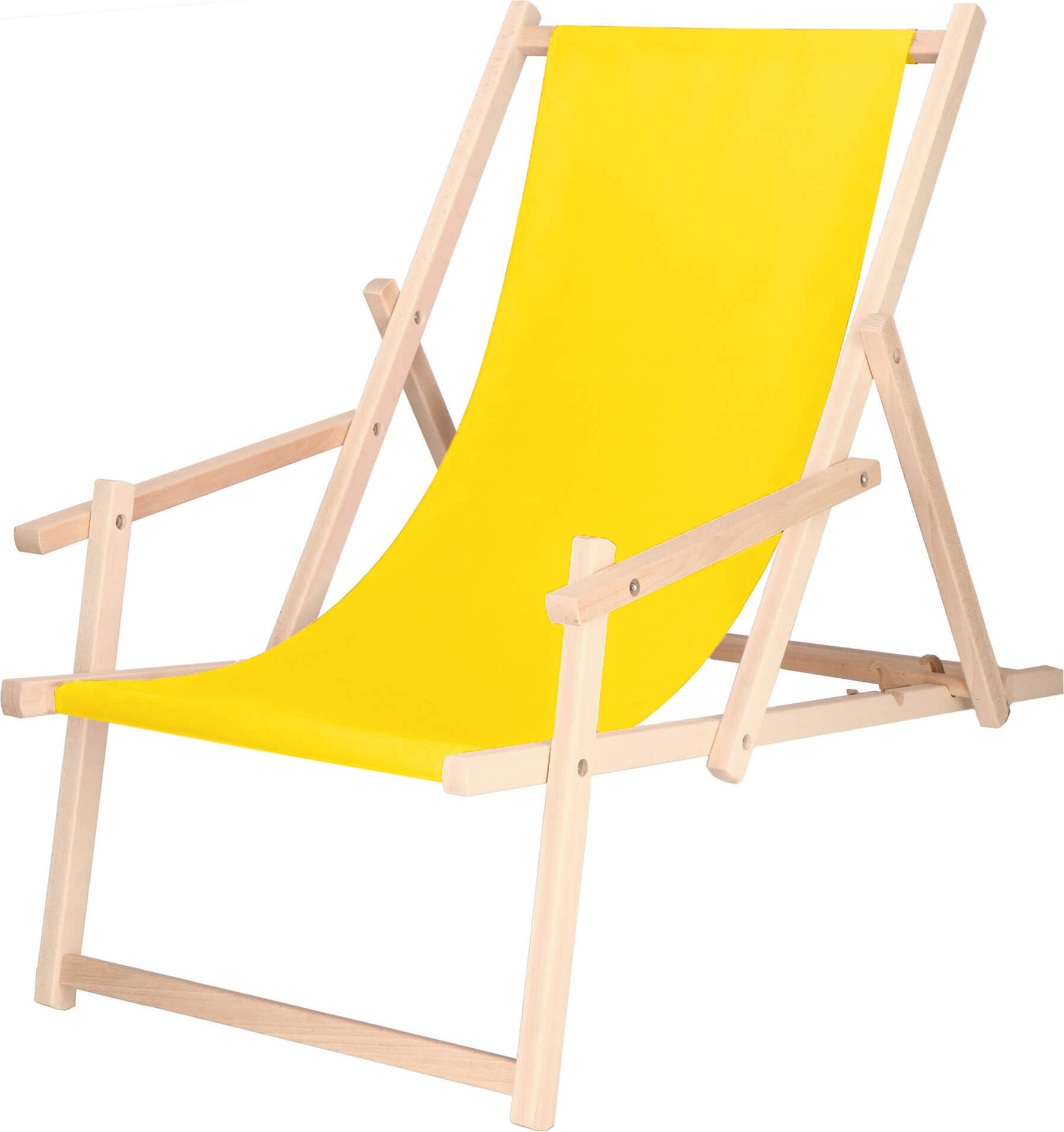 Drevené lehátko na opaľovanie Záhradné lehátko s podrúčkami Skladacie kreslo Leisure Lounger