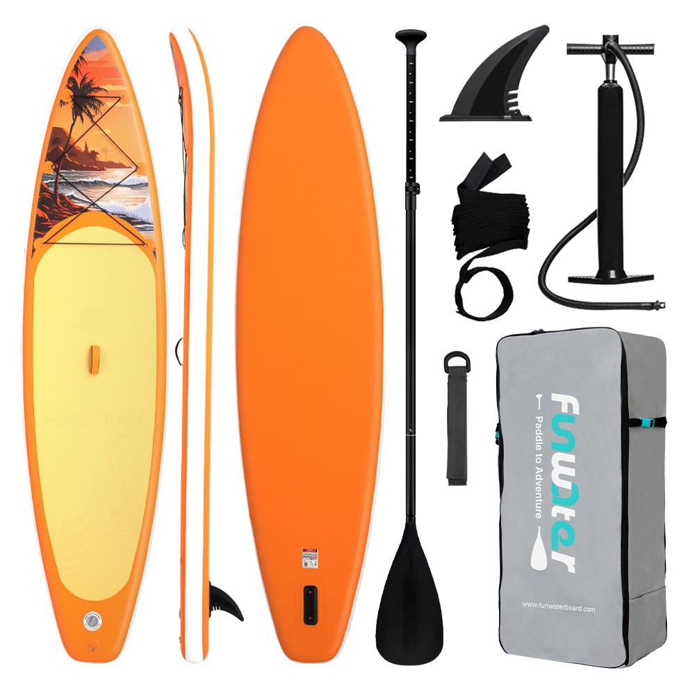 FunWater stand up paddle board, SUP board set, stand up paddle board, SUP paddle board, ručná pumpa, 350x83x15cm, do 150kg