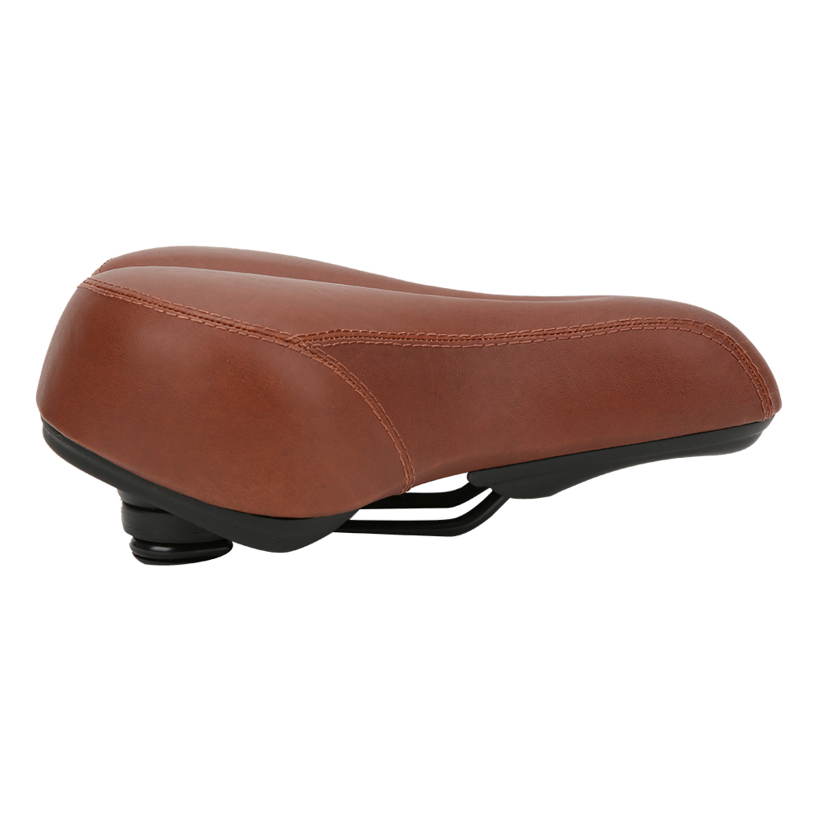 Cocosity Fahrradsattel,PVC-Leder-Fahrradsattel,Fahrradsattel mit Stoßdämpfung,dicker Fahrradsattel,Fahrradpolster