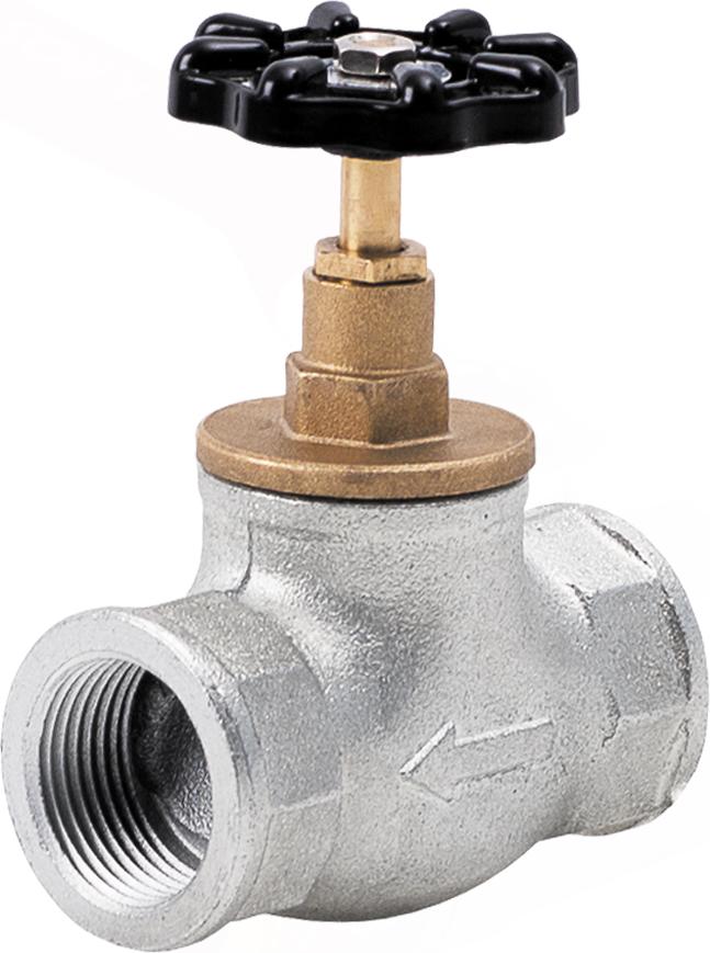 PERFEXIM | Durchgangsventil M83 - 3/4" DN20 - verzinkt - Hochwertig - Für Wasserinstallationen - Robuste Bauweise