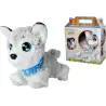 SIMBA Plüschtier Husky 30 cm, interaktiv, mit 12 Sprachbefehlen und 60 Geräuschen