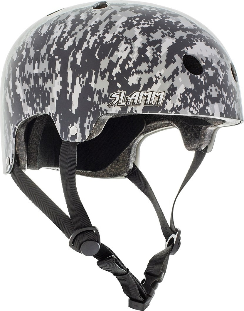 Stateside Skates Helm SL159 Grau Camo, erhältlich in Größen von XXS/XS (49–52 cm) bis L/XL (57–59 cm)