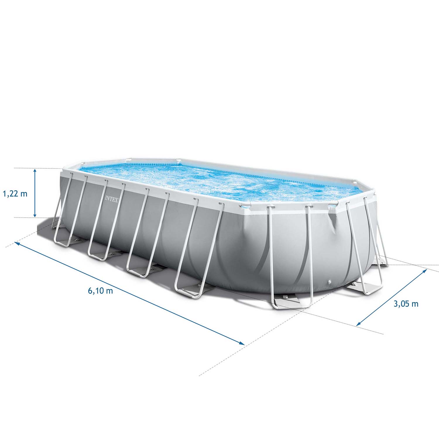 INTEX Frame Pool 610 x 305 x 122 cm - 21 in 1 Gartenpool