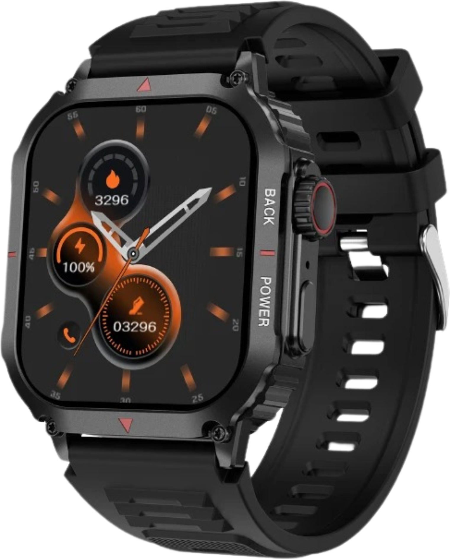 Mansa Lux Herren Smartwatch 2024 Militär Sprachassistent Blutdruckmessung MSL 953