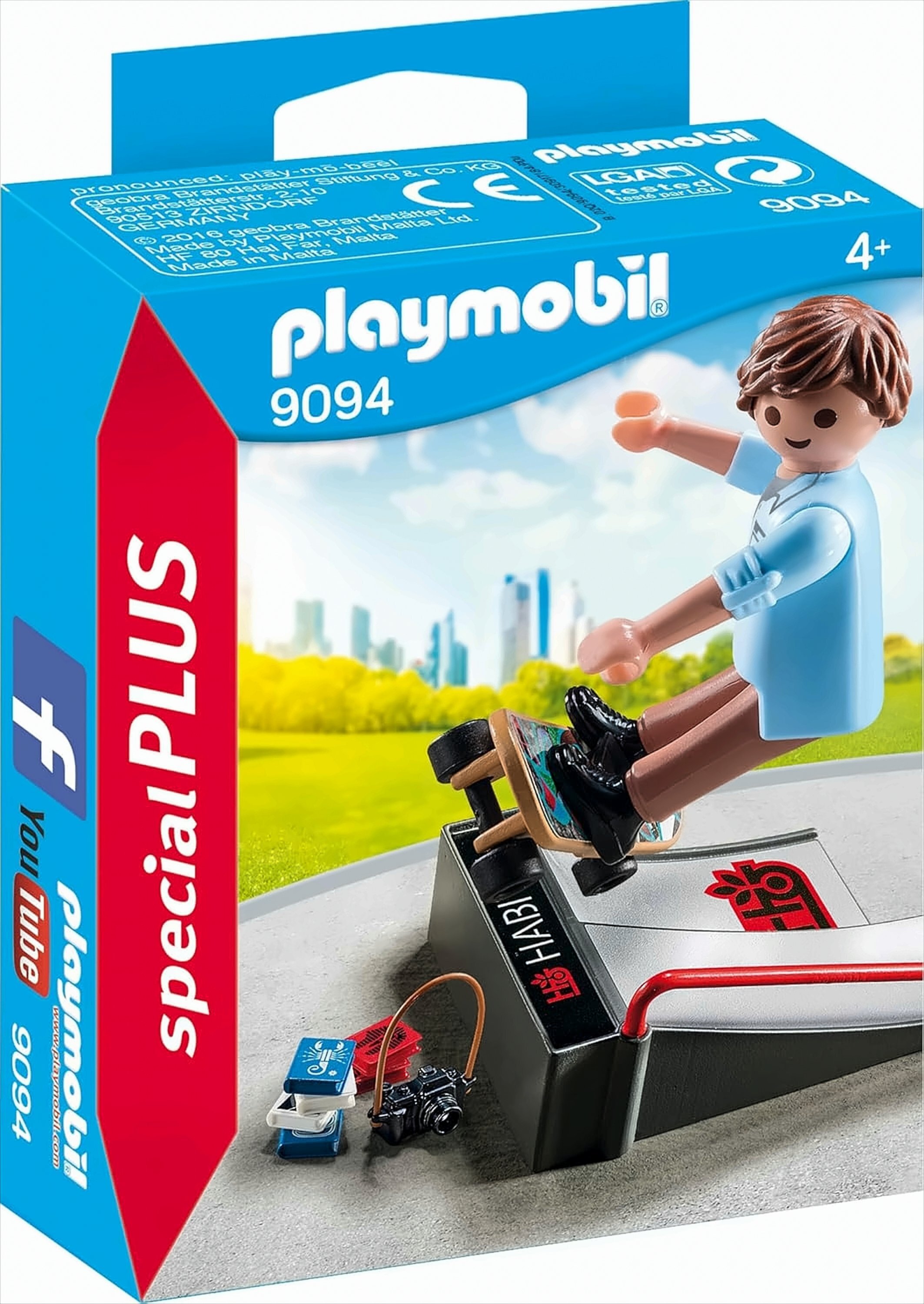 PLAYMOBIL 9094 Skater mit Rampe