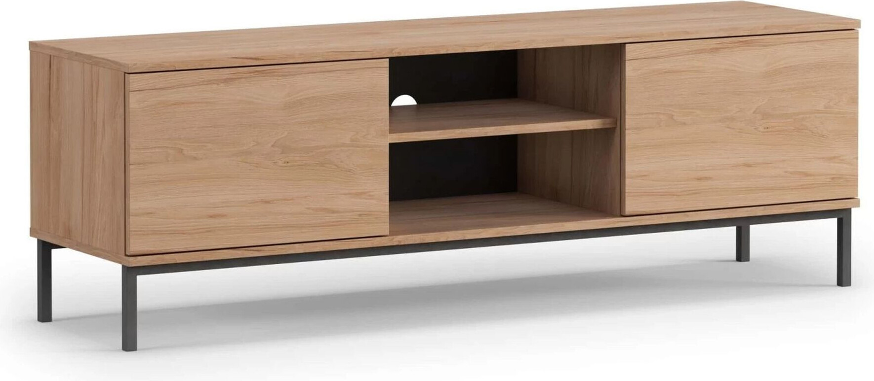 VENETI Zweitürige TV-Bank NIXI – Rockford Hickory Eiche 012-11-00090
