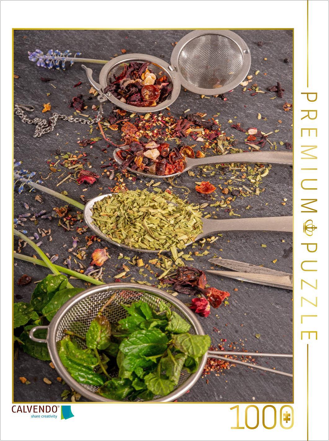 CALVENDO Puzzle Ein Motiv aus dem Kalender Mein Genuss Teemomente | 1000 Teile Lege-Größe 64x48cm Foto-Puzzle für glückliche Stunden