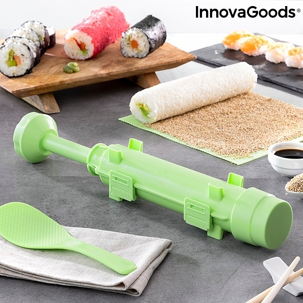 GKA Sushi Maker Set Reisroller Form für Sushi Herstellung SUSHI Matte mit Rezepten Sushi selber machen