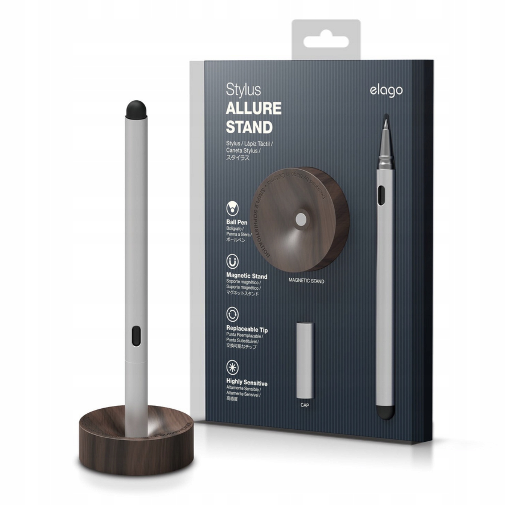 Drevený stojan Elago Stylus Allure Orech