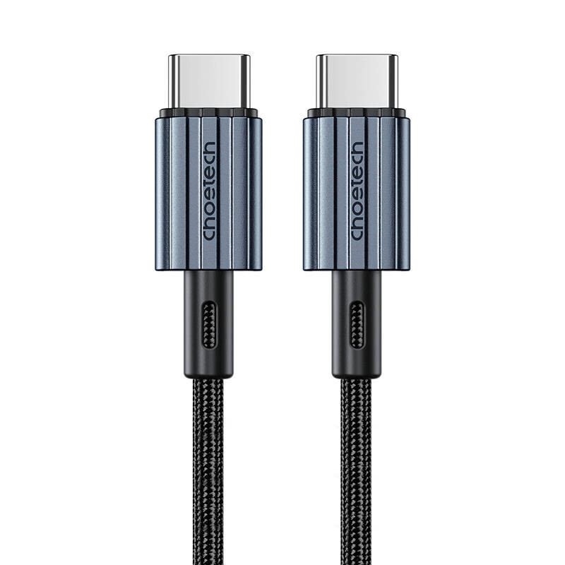 Choetech XCC-1014 USB-C auf USB-C Kabel PD 60W - Grau, Hochleistungsfhiges Ladekabel fr Mobilgerte, Robust und Effizient 345456