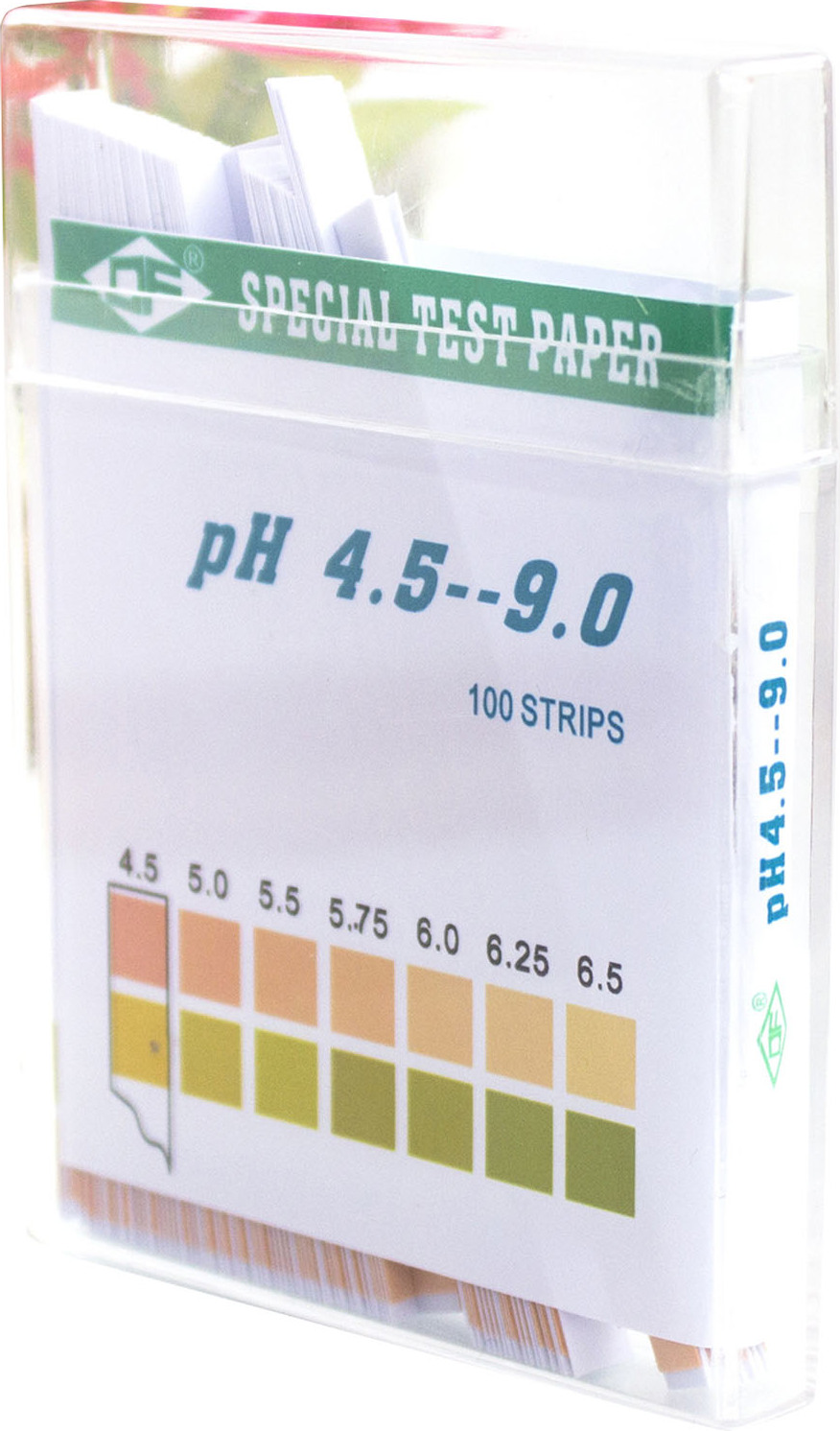 Cocosity PH Testpapier 2 Farben 4.5?9.0 Schnelltest 100 PH Überwachungsstreifen mit Farbkarte für Wasser