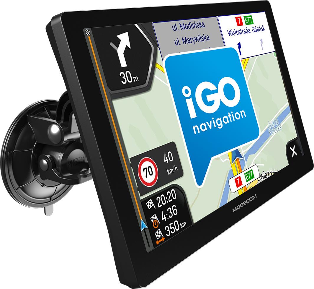 MODECOM FreeWAY CX 9.4 Navigationsgerät, 9 Zoll, Bluetooth, iGO Truck Europa, Fahrspurassistent, passend für LKW und PKW NAV-FREEWAYCX94-IGO-EU