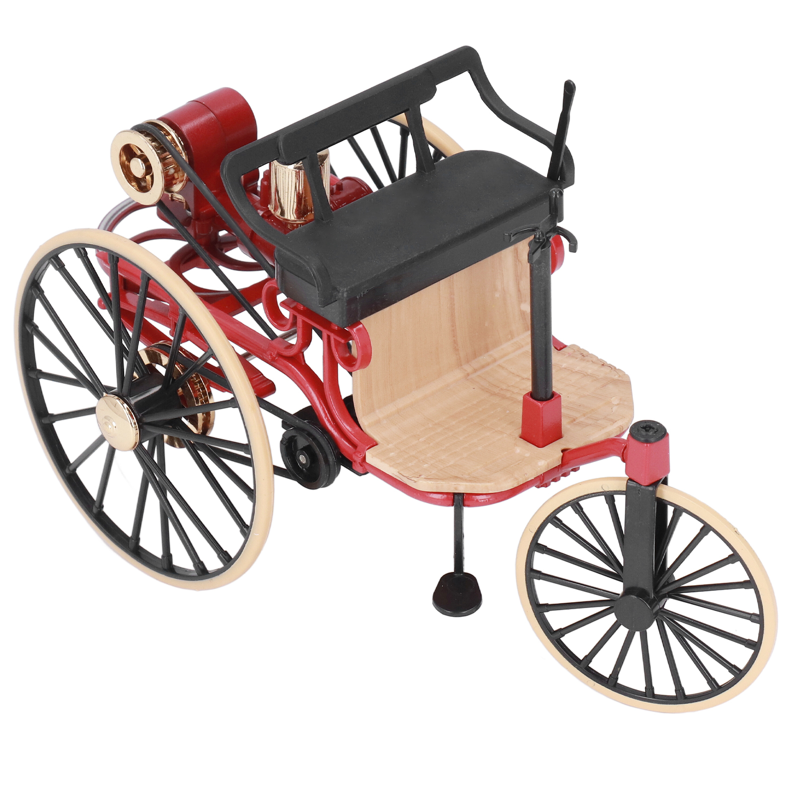 Cocosity Legierung Dreirad Modell Ornament,Simulierte Dreirad Ornament,Legierung Dreirad Ornament,Retro Dreirad Ornament,1:12 Dreirad Ornament,Dreirad Ornamente