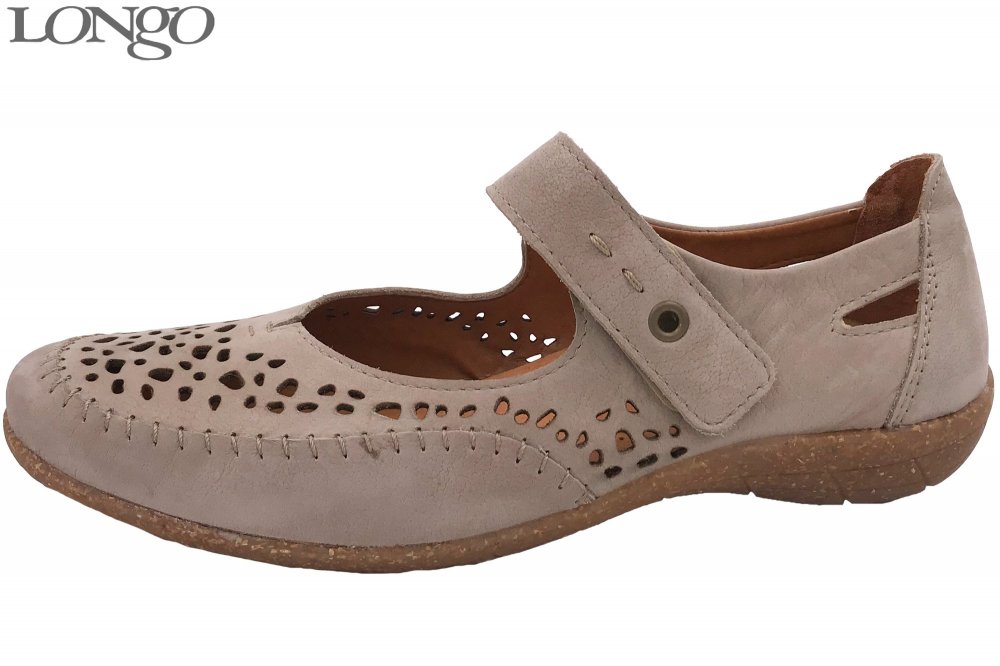 Longo Damen Slipper Taupe 1006643, Größe 42