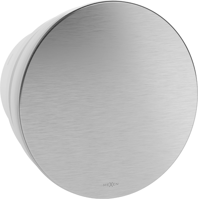 Mexen AXR 100 kúpeľňový ventilátor so senzorom vlhkosti, Strieborná - W9602-100H-11