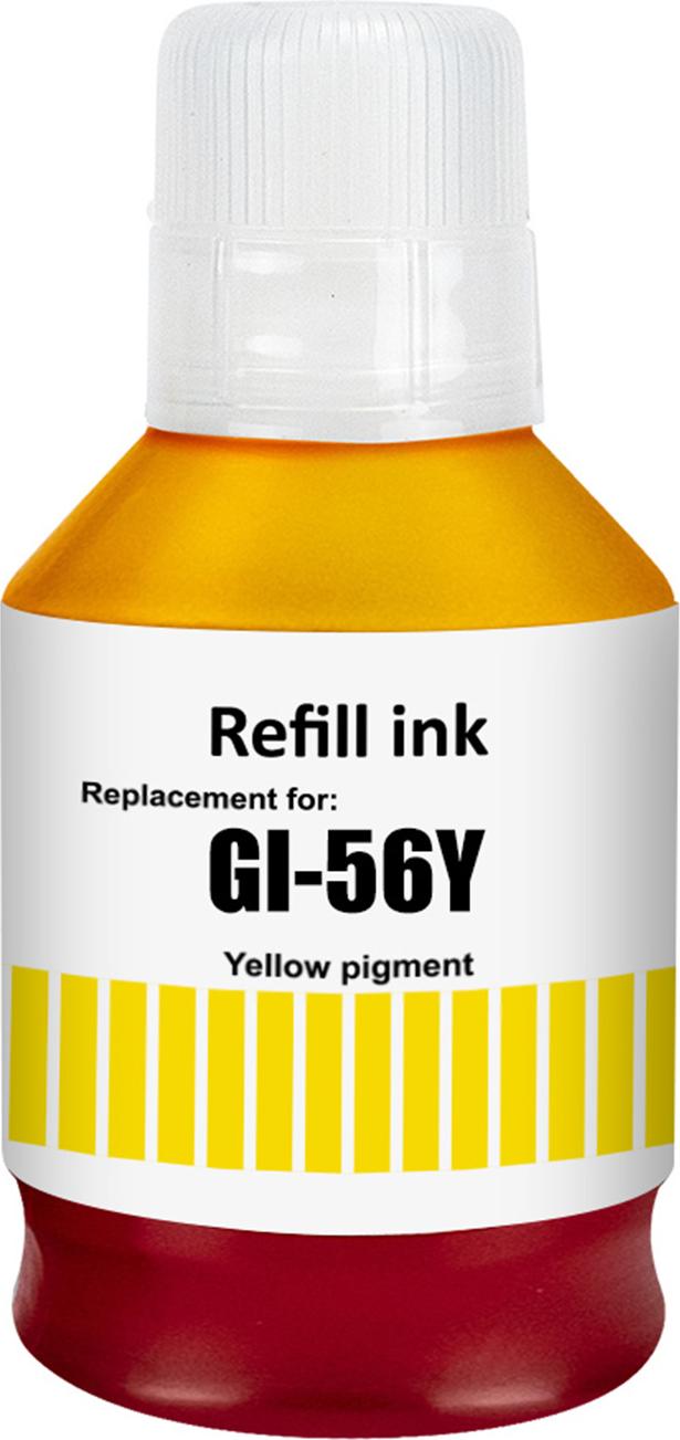 TECHTEK Tinte Ersetzt GI-56Y (4432C001) Kompatibel mit [Canon] MAXIFY GX 3040, MAXIFY GX 3050, MAXIFY GX 4040, MAXIFY GX 4050, MAXIFY GX 5050, MAXIFY TCTK-135MLGI56Y-135-P-Y
