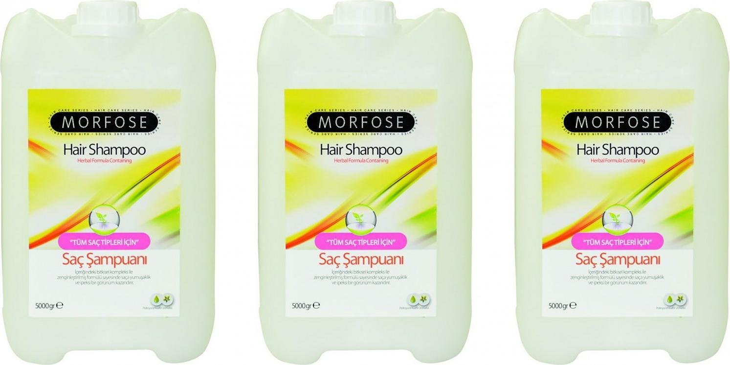 Morfose Haar Shampoo Herbal Formula 3x5000 ml Keine Angaben