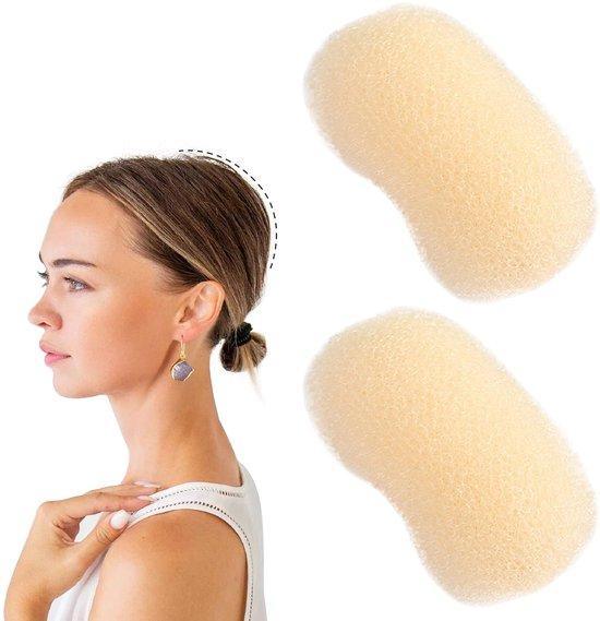 OEM Haarclip-Set - 2 Stück - Ideal für Pufffrisuren - Perfekt für Knötchen - Beige - Damen- und Mädchenfrisur 2026